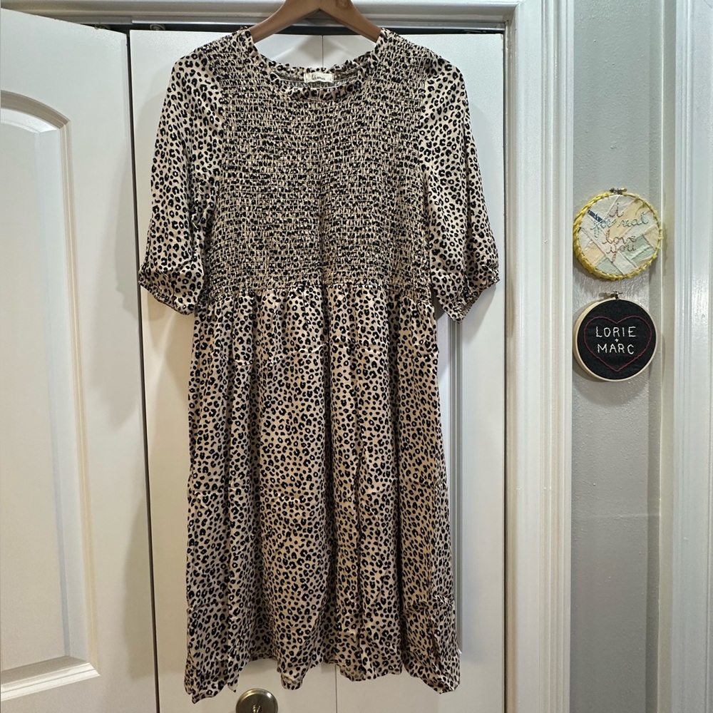 Leopard Print Women's Dress